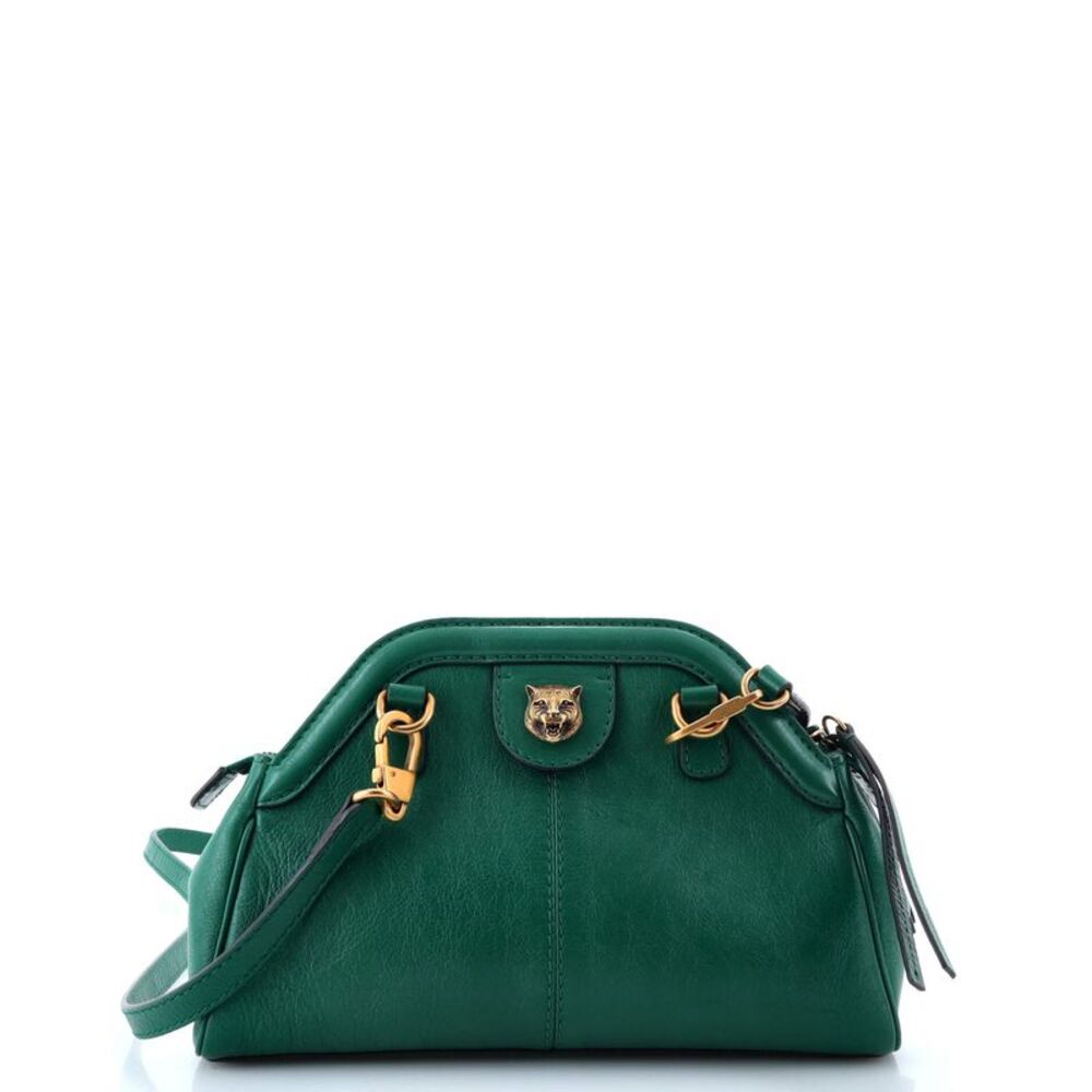 Gucci RE(BELLE) Shoulder Bag Leather Small Green - Picture 3 of 8